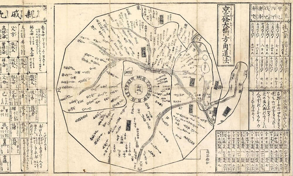 改正分間新撰京繪圖