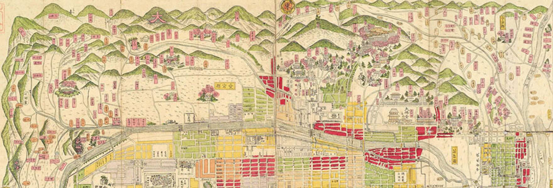 .京都繪圖 : 全 : 附り上下京區分名録.