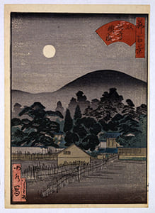 都名所百景 前半 双林寺朧夜
