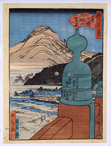 都名所百景 前半 三條大橋比叡山春霞