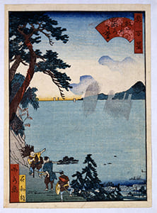 都名所百景 前半 叡山より湖水を望