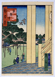 都名所百景 後半 本願寺	