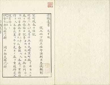 室町殿春日詣記 1