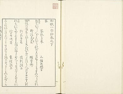 和歌一字抄 下